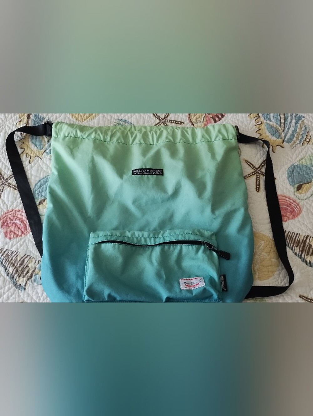 Ombre Fabric Backpack